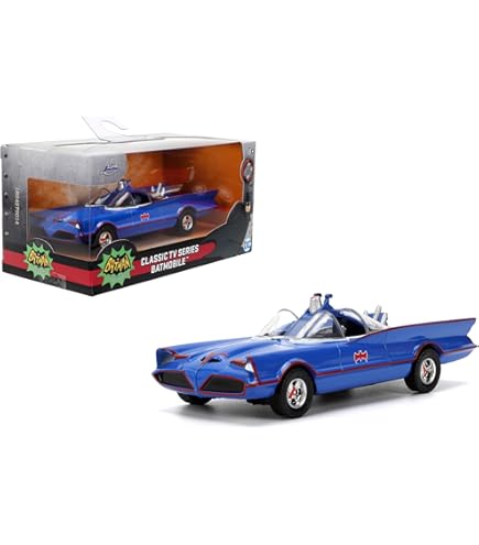 Amazon.com: 1966 TV Series Batmobile Chrome 1/18 Elite